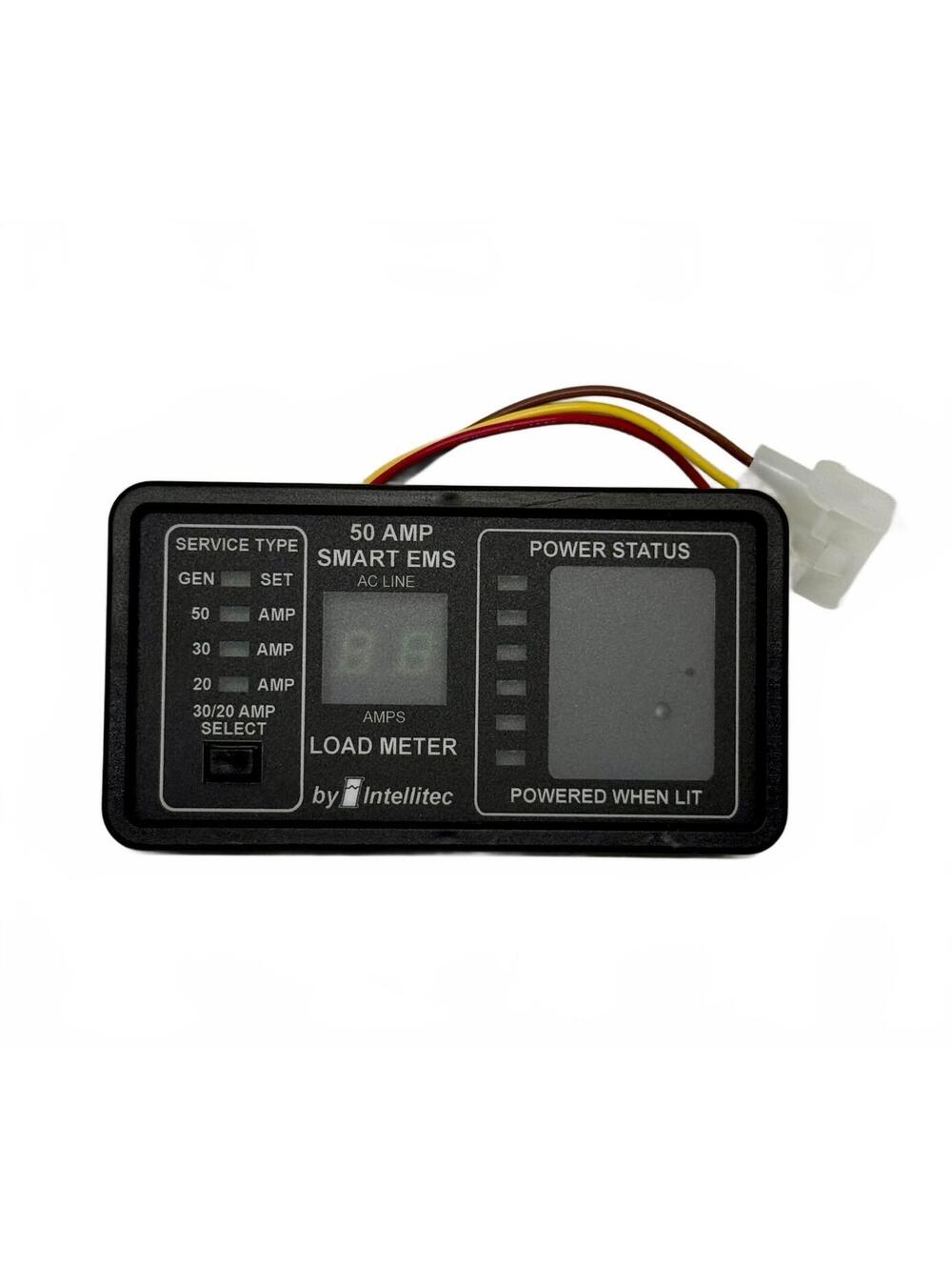 Intellitec OEM 50A Smart EMS Monitor Panel Black 0000903150 RV New